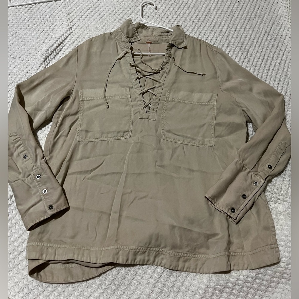 Free People Under Your Spell Tencel Blouse